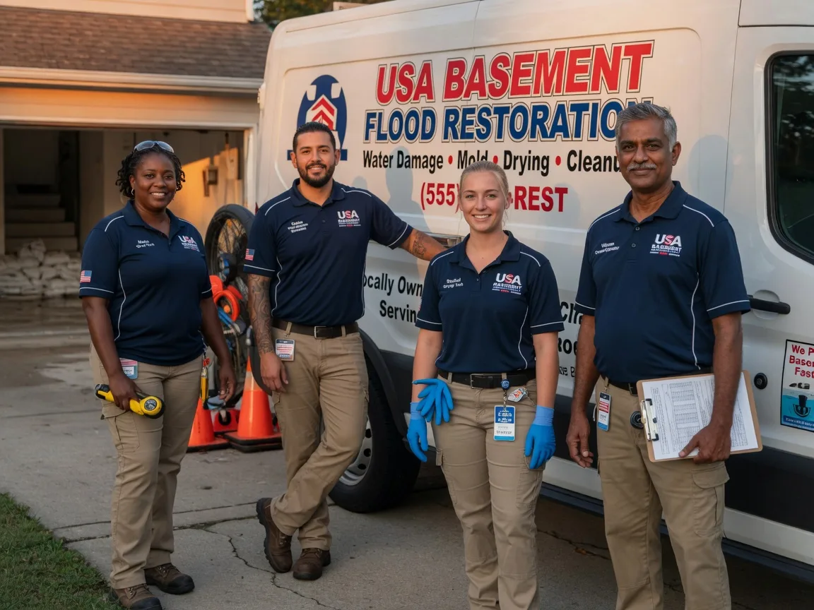 Basement Flood Cleanup company in Three Rivers, MI