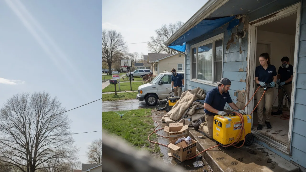 Basement Flood Cleanup in Three Rivers, MI near me